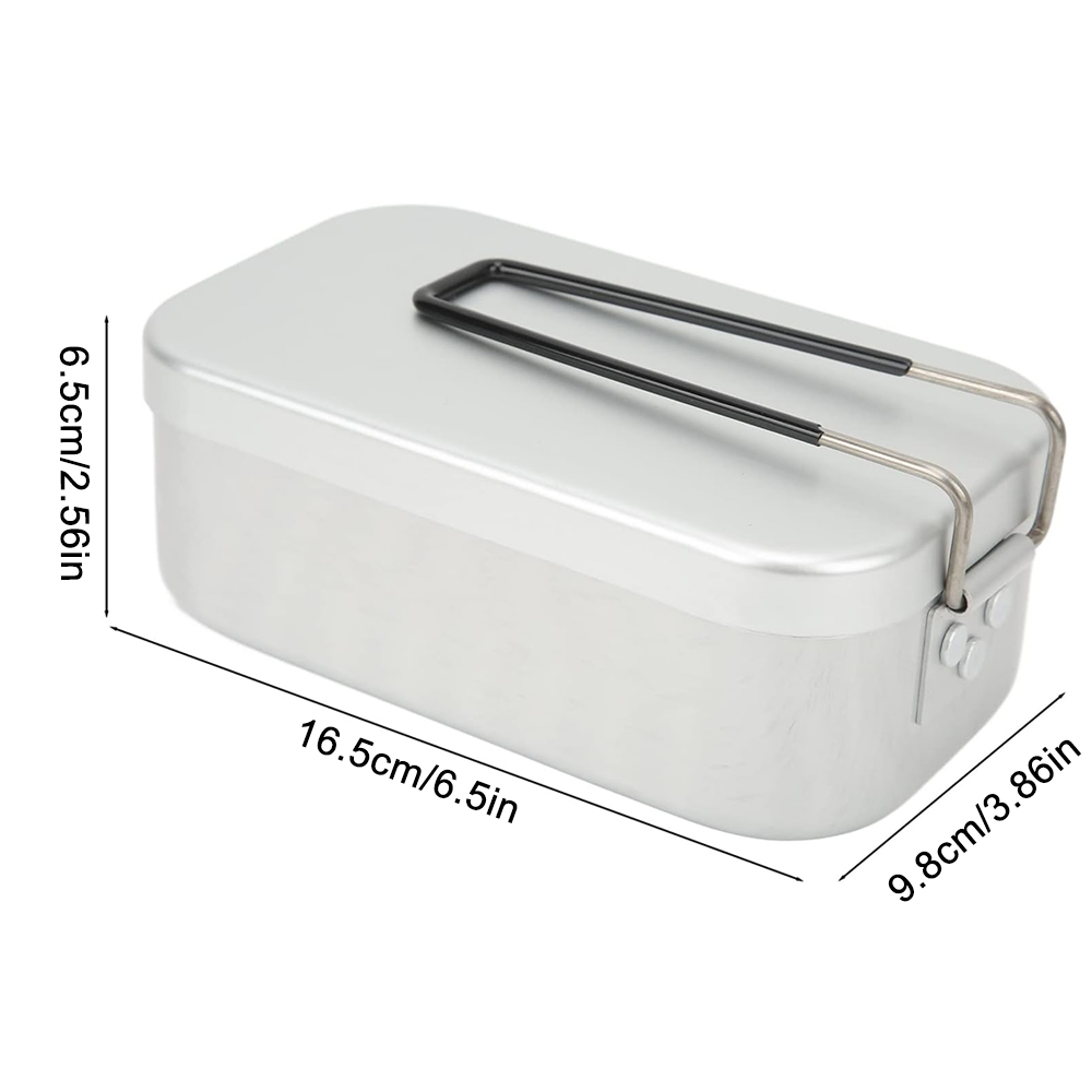 800ML Aluminum Lunch Boxes Out - Camping Cooking Organizer review and price