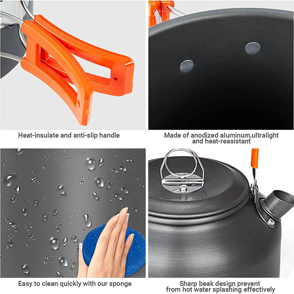 1pcs/1set Camping Cookware Kit - Camping Cooking Organizer review and price