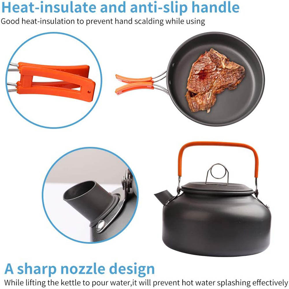 1pcs/1set Camping Cookware Kit - Camping Cooking Organizer review and price