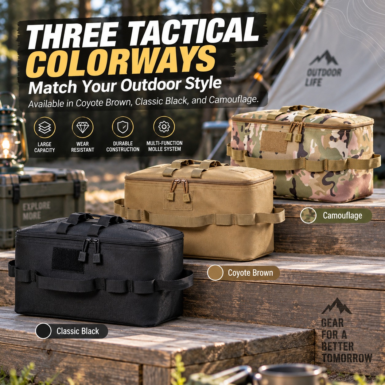 Multifunctional Tactical Campi - Camping Cooking Organizer review and price